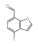 4-Fluorobenzofuran-7-carbaldehyde - Chemical structure and product image