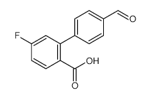 4-Fluoro-2-(4-formylphenyl)benzoic Acid - Chemical structure and product image