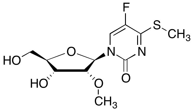 5-Fluoro-2-O-methyl-4-(methylithio)uridine - Chemical structure and product image