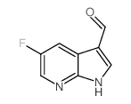 5-Fluoro-1h-pyrrolo[2,3-b]pyridine-3-carbaldehyde - Chemical structure and product image