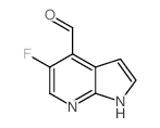 5-Fluoro-1h-pyrrolo[2,3-b]pyridine-4-carbaldehyde - Chemical structure and product image