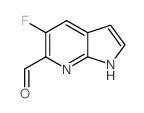 5-Fluoro-1h-pyrrolo[2,3-b]pyridine-6-carbaldehyde - Chemical structure and product image