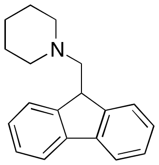 1-(9-Fluorenylmethyl)piperidine - Chemical structure and product image