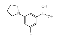 3-Fluoro-5-pyrrolidinophenylboronic acid - Chemical structure and product image