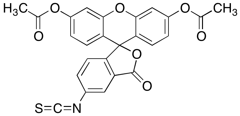 Fluorescein-diacetate-5-isothiocyanate - Chemical structure and product image