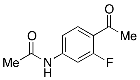 2-Fluoro-4-acetamidoacetophenone - Chemical structure and product image