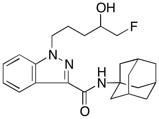 5-Fluoro-AKB48 N-(4-hydroxypentyl) Metabolite - Chemical structure and product image