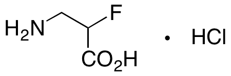 3-Amino-2-fluoro-propanoic Acid Hydrochloride - Chemical structure and product image