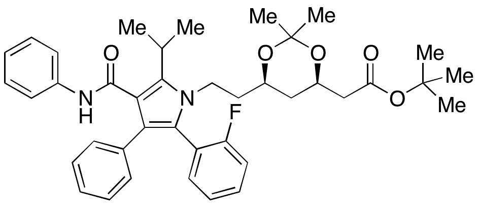 2-Fluoro Atorvastatin tert-Butyl Ester2-Fluoro Atorvastatin tert-Butyl Ester - Chemical structure and product image