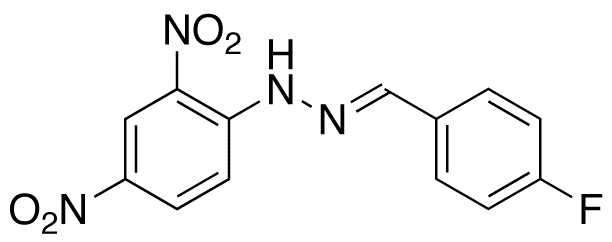 4-Fluorobenzaldehyde 2,4-Dinitrophenylhydrazone - Chemical structure and product image