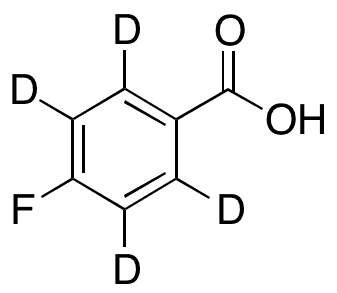 4-Fluorobenzoic Acid-d4 - Chemical structure and product image