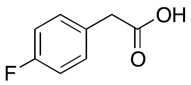 4-Fluorobenzeneacetic Acid - Chemical structure and product image