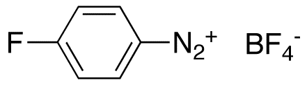 4-Fluorobenzenediazonium Tetrafluoroborate - Chemical structure and product image