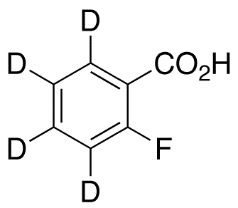 2-Fluorobenzoic Acid-d4 - Chemical structure and product image