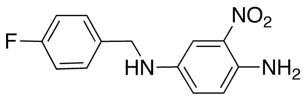N4-[(4-Fluorophenyl)methyl]-2-nitro-1,4-benzenediamine - Chemical structure and product image