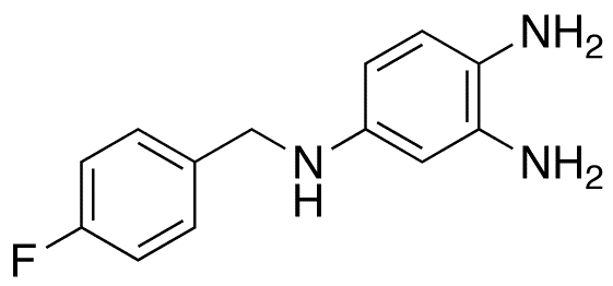 4-(4-Fluorobenzylamino)-1,2-phenylenediamine - Chemical structure and product image