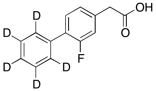 (2-Fluoro-4-biphenyl)acetic-d5 Acid - Chemical structure and product image