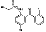 N-[2-(2-Fluorophenyl)-4-chlorophenyl-2-bromoacetamide-13C1 - Chemical structure and product image