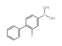 2-Fluorobiphenyl-4-ylboronic acid - Chemical structure and product image