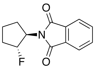 2-[(1S,2S)-2-Fluorocyclopentyl]-isoindole-1,3-dione - Chemical structure and product image