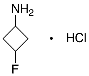 3-Fluorocyclobutanamine Hydrochloride - Chemical structure and product image