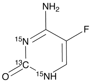 5-Fluoro Cytosine-13C,15N2 - Chemical structure and product image