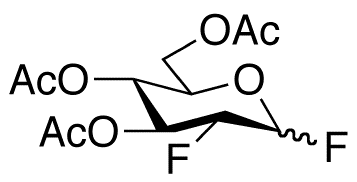 Fluoro 2-Deoxy-2-fluoro-3,4,6-tri-O-acetyl-D-glucose - Chemical structure and product image