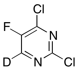 5-Fluoro-2,4-dichloropyrimidine-d1 - Chemical structure and product image