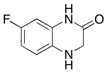 7-Fluoro-3,4-dihydro-2(1H)-quinoxalinone - Chemical structure and product image
