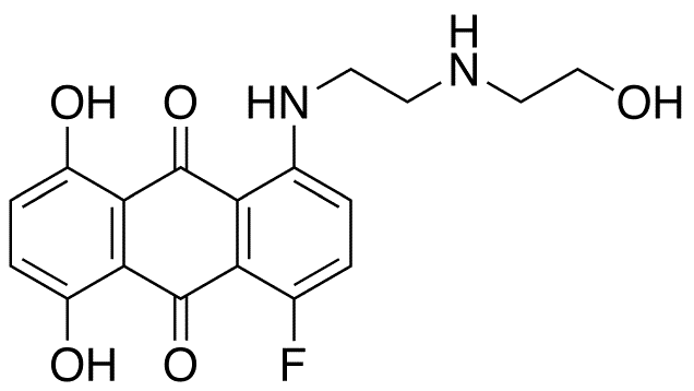 1-Fluoro-1-des[2-[(2-Hydroxyethyl)amino]ethylamino] Mitoxantrone - Chemical structure and product image