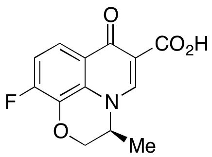 (3S)-10-Fluoro-2,3-dihydro-3-methyl-7-oxo-7H-pyrido[1,2,3-de]-1,4-benzoxazine-6-carboxylic Acid - Chemical structure and product image