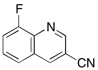 8-Fluoro-3-quinolinecarbonitrile - Chemical structure and product image