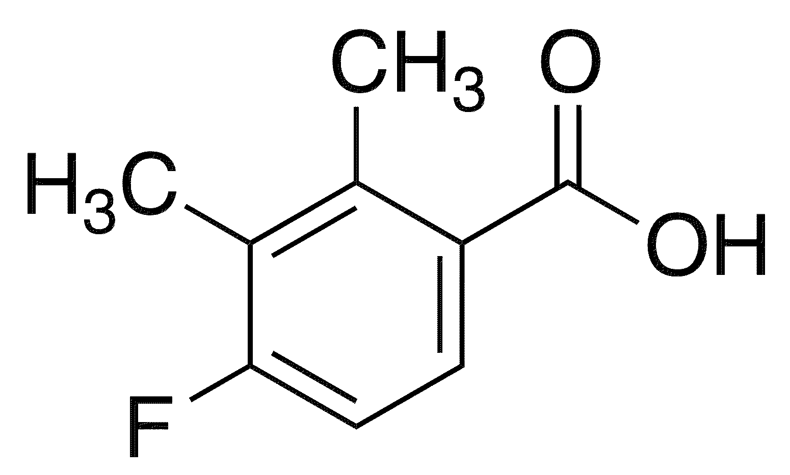 4-Fluoro-2,3-dimethylbenzoic acid - Chemical structure and product image