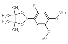 2-Fluoro-4,5-dimethoxyphenylboronic Acid Pinacol Ester - Chemical structure and product image