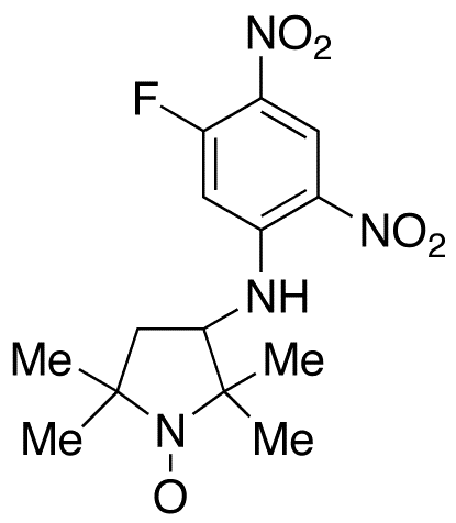3-(5-Fluoro-2,4-dinitroanilino)-2,2,5,5,-tetramethyl-1-pyrrolidinyloxy - Chemical structure and product image