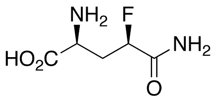 DL-erythro-4-Fluoroglutamine - Chemical structure and product image