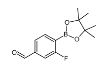 2-Fluoro-4-formylphenylboronic acid pinacol ester - Chemical structure and product image