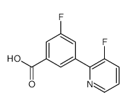 3-Fluoro-5-(3-fluoropyridin-2-yl)benzoic acid - Chemical structure and product image