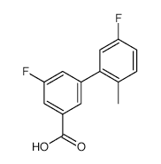 5-Fluoro-3-(5-fluoro-2-methylphenyl)benzoic acid - Chemical structure and product image