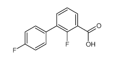 2-Fluoro-3-(4-fluorophenyl)benzoic acid - Chemical structure and product image