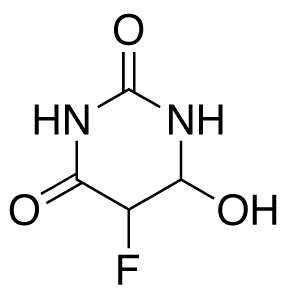 5-Fluoro-6-hydroxyhydro Uracil (Mixture of Diastereomers) - Chemical structure and product image