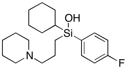 p-Fluorohexahydro-sila-difenidol - Chemical structure and product image