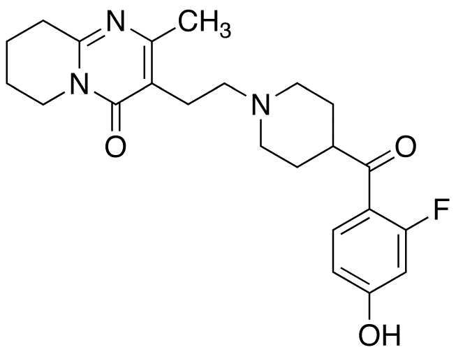 3-[2-[4-(2-Fluoro-4-hydroxybenzoyl)-1-piperidinyl]ethyl]-6,7,8,9-tetrahydro-2-methyl-4H-pyrido[1,2-a]pyrimidin-4-one - Chemical structure and product image