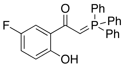 1-(5-Fluoro-2-hydroxyphenyl)-2-(triphenylphosphoranylidene)ethanone - Chemical structure and product image