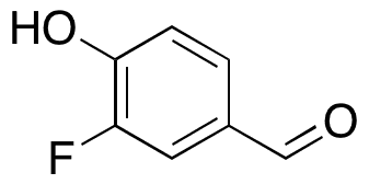 3-Fluoro-4-hydroxybenzaldehyde - Chemical structure and product image
