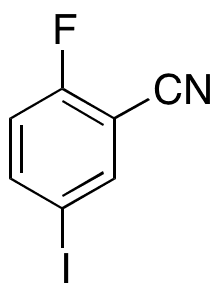 2-Fluoro-5-iodobenzonitrile - Chemical structure and product image