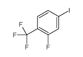 2-Fluoro-4-iodobenzotrifluoride - Chemical structure and product image