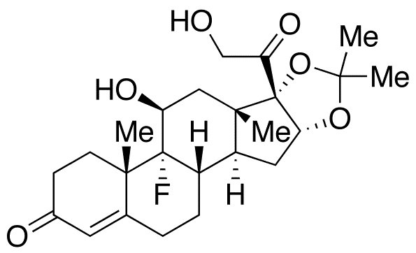 9-Fluoro-16 alpha,17-(isopropylidenedioxy) Corticosterone - Chemical structure and product image
