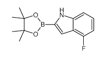 4-Fluoroindole-2-boronic acid pinacol ester - Chemical structure and product image