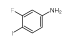 3-Fluoro-4-iodoaniline - Chemical structure and product image